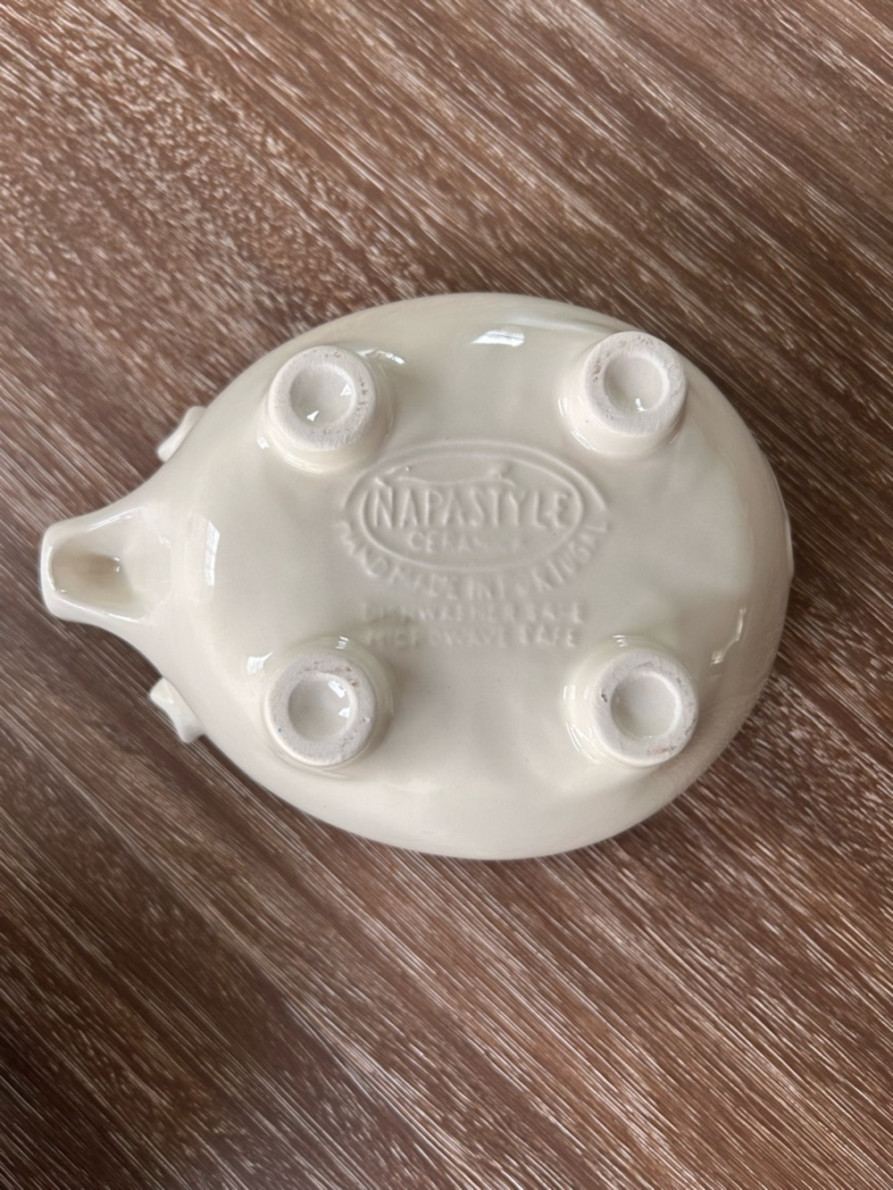 Napastyle Ceramica Set of 2 Pig Footed Serving Bowls - Picture 15 of 16